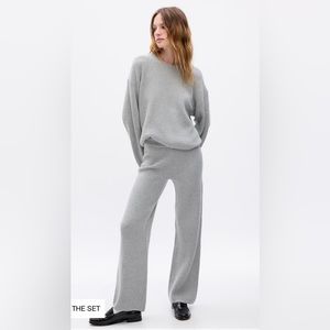 Gap CashSoft Shaker-Stitch Sweater Pants